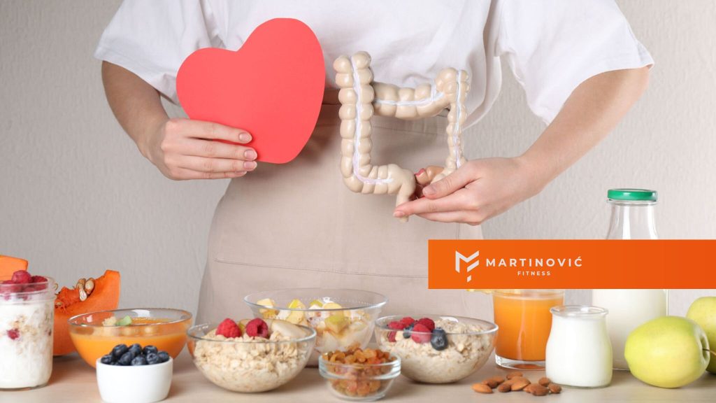 Na slici je prikazan izbor namirnica za zdrav digestivni sistem.